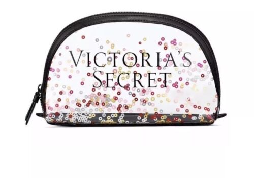 Victorias Secret Clear Confetti Limited Edition Beauty Bag - Picture 1 of 2