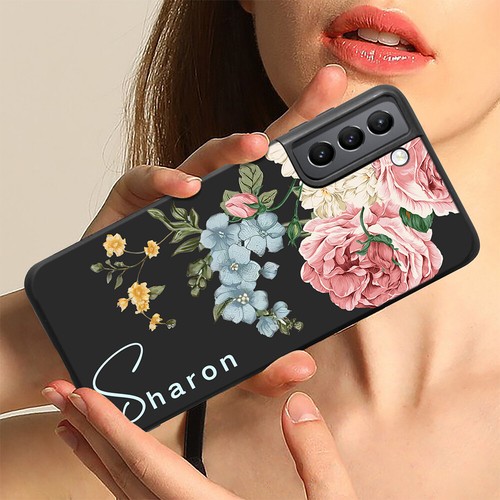 Case For Samsung Galaxy S23 S22 S24 S21 S25 Personalised Phone Soft Floral Cover - Picture 41 of 44