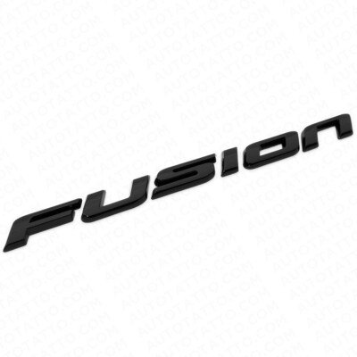 For 2013-2018 Fusion Gloss Black Emblem Badge Nameplate Decal NEW