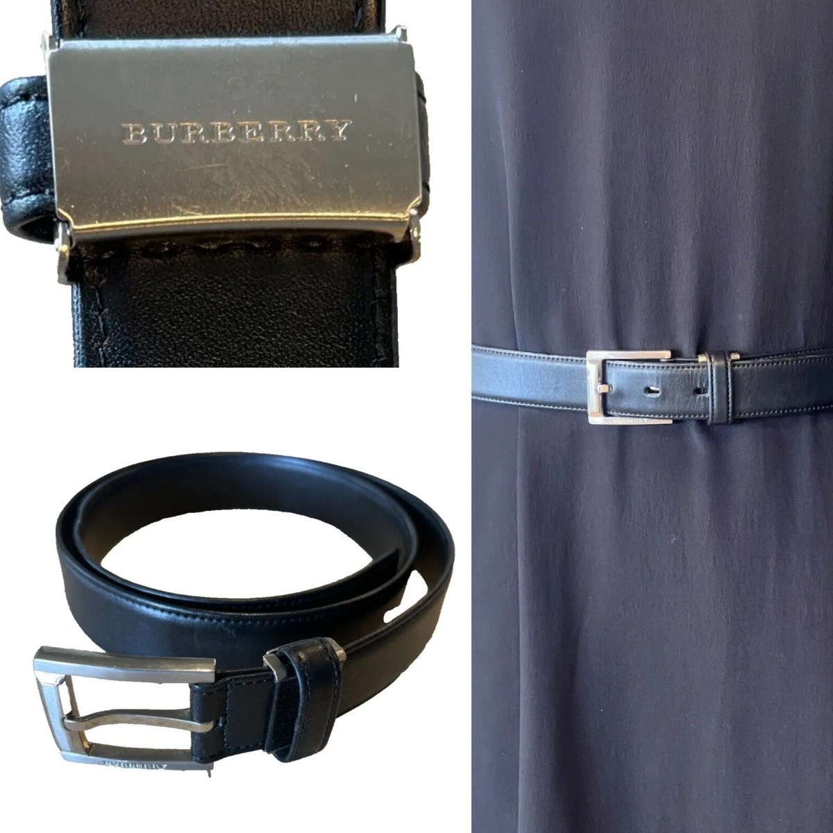 BURBERRY ENGLAND Leather Belt size M
