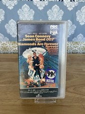 Diamonds Are Forever Rare James Bond VHS