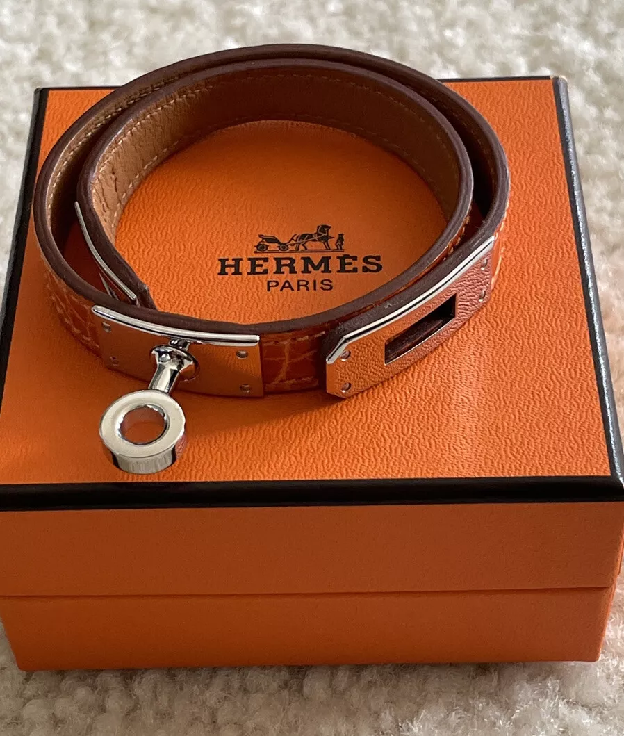 Hermes lizard bracelet deals