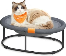 Pet Bed, Cat Hammock, Elevated Cat Bed for Multiple Cats, with Removable Washabl