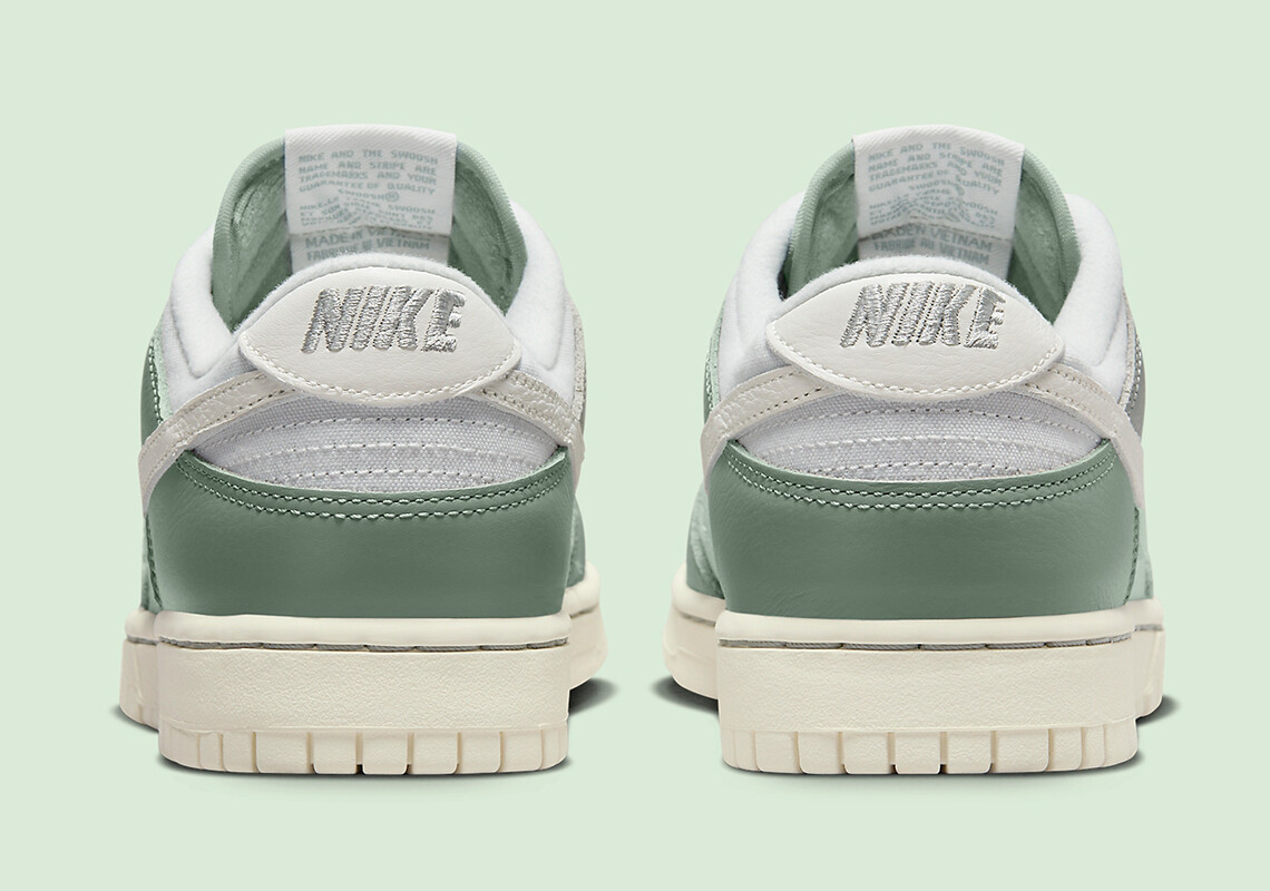 Nike Dunk Low Retro Mica Green Sail Photon Dust DV7212-300  display picture 1