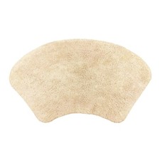 Curved Shower Mat 80 x 48cm - 100% Cotton U-Shaped Bath Mat Supersoft, Absorbent
