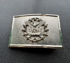 Belt Buckle Navy Eagle w/stars Wreath Vintage