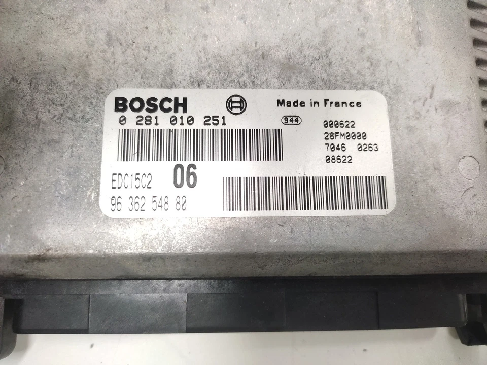 9636254880 CENTRALINA MOTORE / 0281010251 / 184466 PER CITROËN XANTIA BREAK 2.0 - Immagine 2 di 4