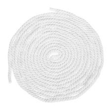 5mm x 14.8 Feet White Cotton Rope 3 Strand for DIY Wall Hanging Knotting