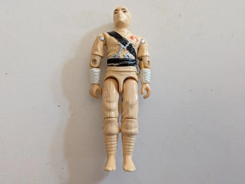 GI Joe 1984  Cobra Storm Shadow Ninja V1 Vintage Loose Action Figure Hasbro ARAH