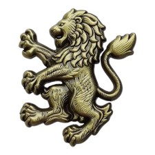 Aston Villa Lion 3D Detailed Antique Bronze Coloured Plated Football Pin Badge