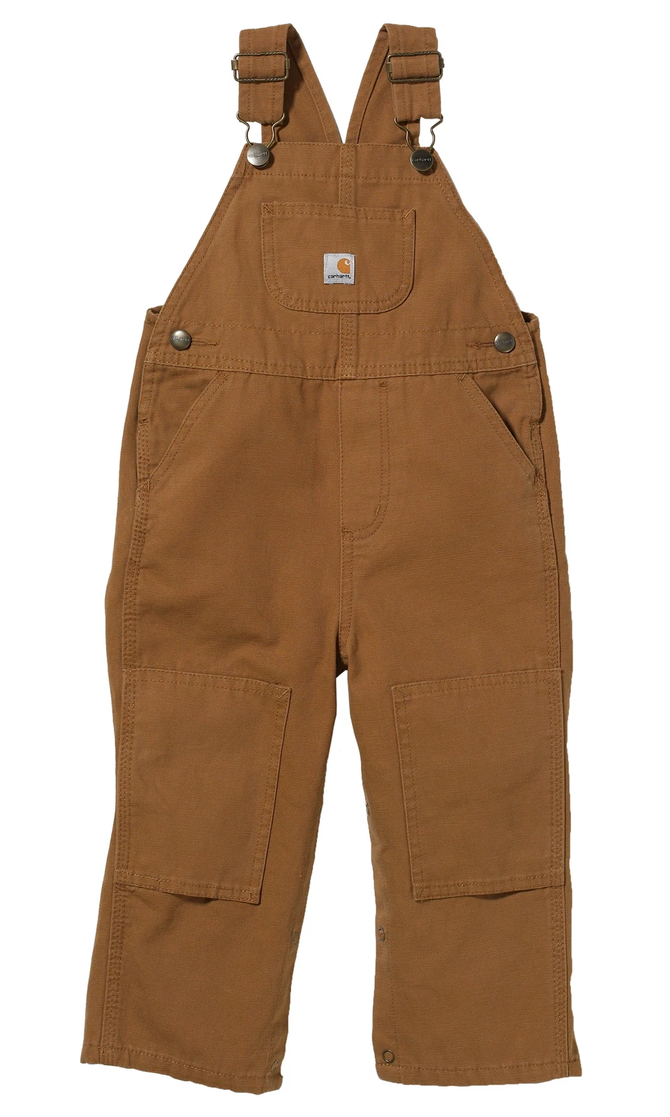 Carhartt Washed Bib Overalls for Babies or Toddlers - Carhartt Brown - 18 months