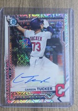 2021 Bowman Chrome - Mega Box Chrome Mojo Autographs Carson Tucker #BCMA-CT (AU,