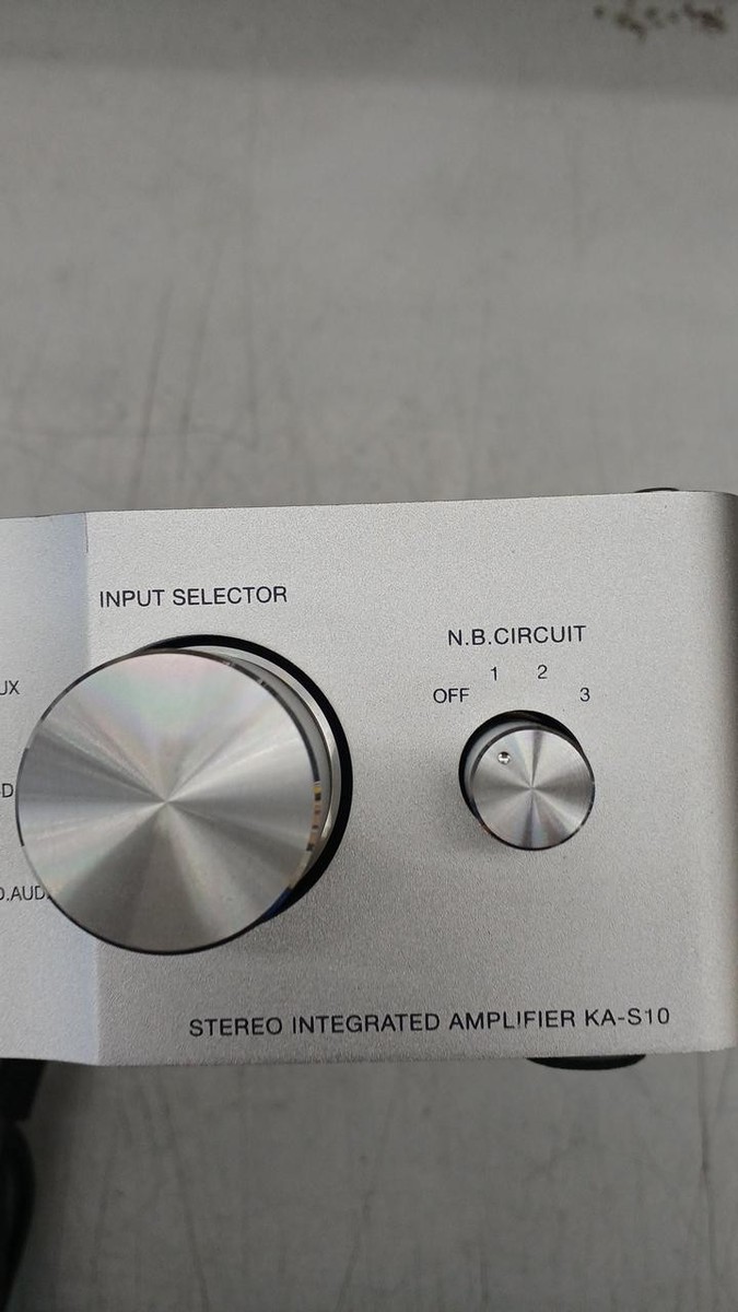KENWOOD KA-S10 Integrated Amplifier Compact 12W+12W Silver Japan