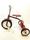 Vintage Radio Flyer Mini Doll Size Toy Metal Red Tricycle 12"