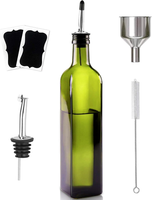 Showvigor ÖLflasche, 500ML Essig Und ÖLflaschen Set, ÖLflasche Mit AusgießEr, Ol