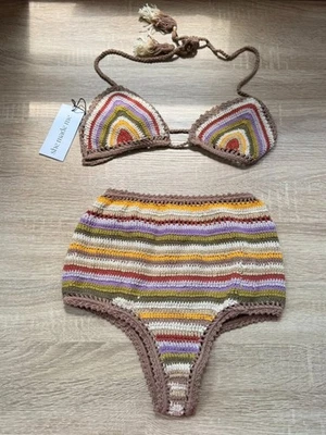 Free People She Made Me Rahi Crochet Bikini Set - Image 1 of 4