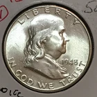 U.S. Franklin Half CH BU 1948-D