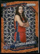 2025 Panini Prizm WNBA #103 Georgia Amoore Orange Velocity Prizms Mystics T05