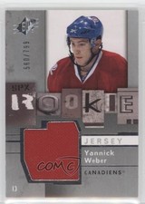 2009-10 SPx Rookie Jersey 560/799 Yannick Weber #152 0n64