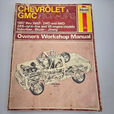 HAYNES 420 Chevrolet & GMC PICK-UPS 1967 THRU 1987  Automotive Repair Manual