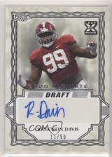 2020 Leaf Ultimate Draft 11/50 Raekwon Davis #BA-RD1 Auto 1og
