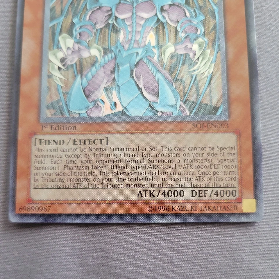 Raviel, Lord Of Phantasms SOI-EN003 1st Edition Ultimate Rare YuGiOh VLP - Image 4 of 4