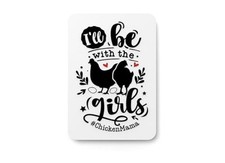 With Girls Funny Wall Sign - Great for Home or Office