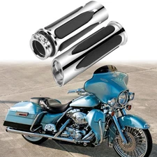 Motorcycle 1" Handle Bar Hand Grips For Harley Touring Road King Electra Glide