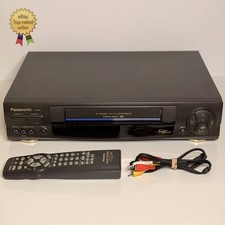    Panasonic PV-9661 Video Cassette Recorder 4 Head VCR Hi-Fi w/ Remote    TESTED