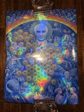 Alex Grey Art Print Albert Hofmann Holographic Foil Serigraph Poster S/# 150 COA