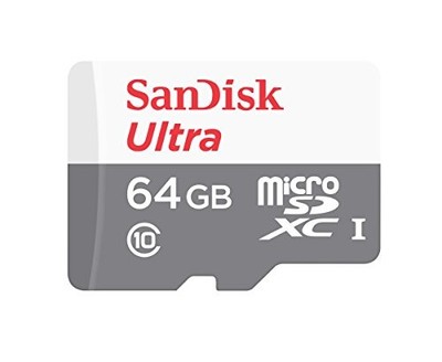 SanDisk Ultra SDSQUNS-064G-GN3MN 64GB 80MB/s UHS-I Class 10 microSDXC Card - ...