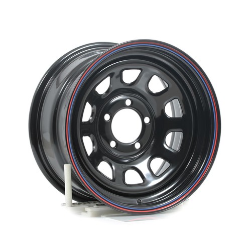 Cragar Black Steel D Window Wheels 15