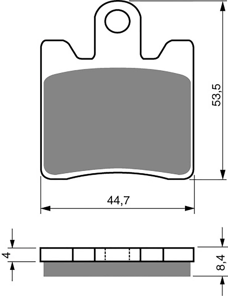 Pastillas de freno delanteras y traseras para Yamaha FJR 1300 AS ABS-Electric G/Shift 2006-2020 - Imagen 2 de 3