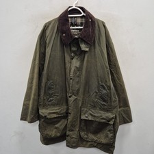 Barbour Vintage Border Wax Waterproof Country Country Rain Jacket Coat Size C 50