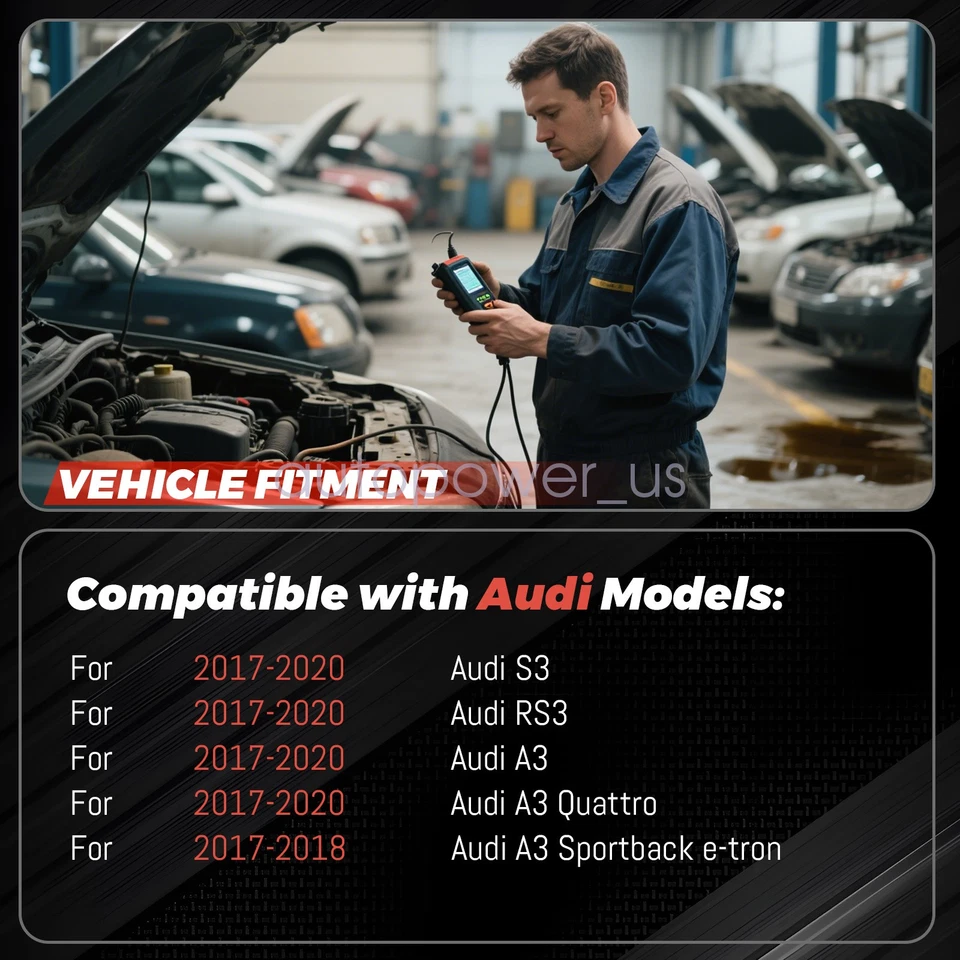 Conjunto de faros de xenón/HID para Audi A3 2017-20 y bombilla lado del conductor Foto 3 de 4