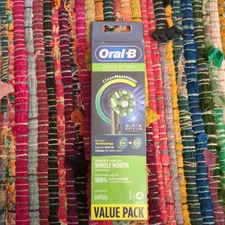 Oral-B Cross Action Toothbrush Replacement head + Clean Maximiser 4pk Free Ship 