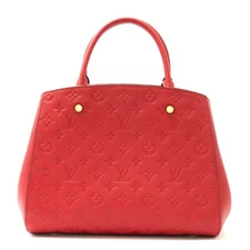 Louis Vuitton Montaigne MM M41194 2 Way Hand Shoulder Bag Monogram Empreinte 672