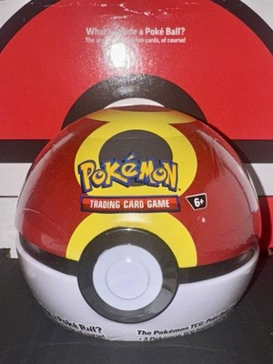 pokemon card cyndaquil Pokemon TCG Poke Ball Tin - Blue/Gold (210-80976) main image 0