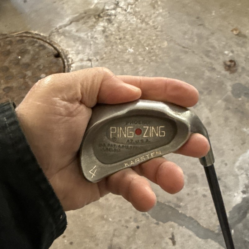 Ping Zing 2 Red Dot Single 4 Iron Aldila Karsten 101 Graphite Regular