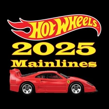 HOT WHEELS 2025 Mainline Cars You Pick!  $5.50 Flat Rate Shipping Any Quantity!