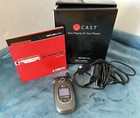 Vintage LG VX8300 Flip Phone Verizon V CAST - Works - Original Box & Accessories