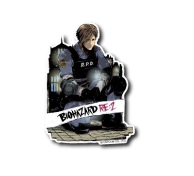 CAPCOM x B-Side Label Sticker BIOHAZARD RESIDENT EVIL Leon S Kennedy RE2