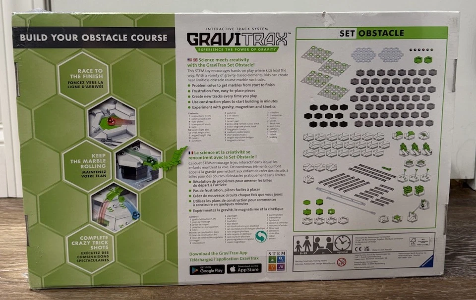 Ravensburger GraviTrax Starter Set Speed 8-99 Stem Marble Track 186 pcs Sealed - Image 3 of 4