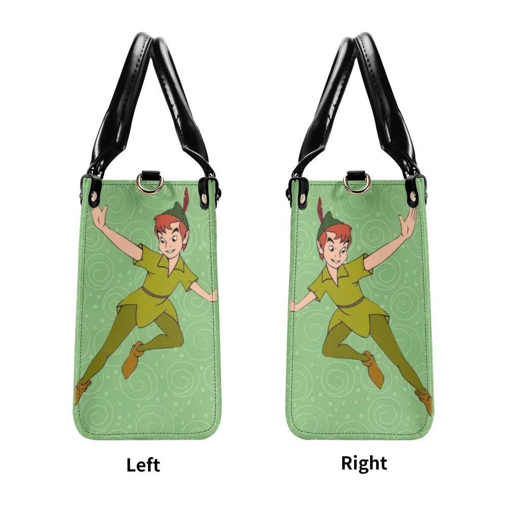 Personalized Peter Pan New Version-Luxury Women PU Leather Handbag, Gift for