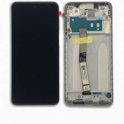 Original Xiaomi Redmi Note 9 Pro Komplett Display Mit Rahmen Weiß 24H Versand