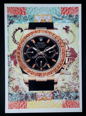 コレクション death nyc DEATH NYC Hand Signed LARGE Print COA Framed 16x20in Rolex