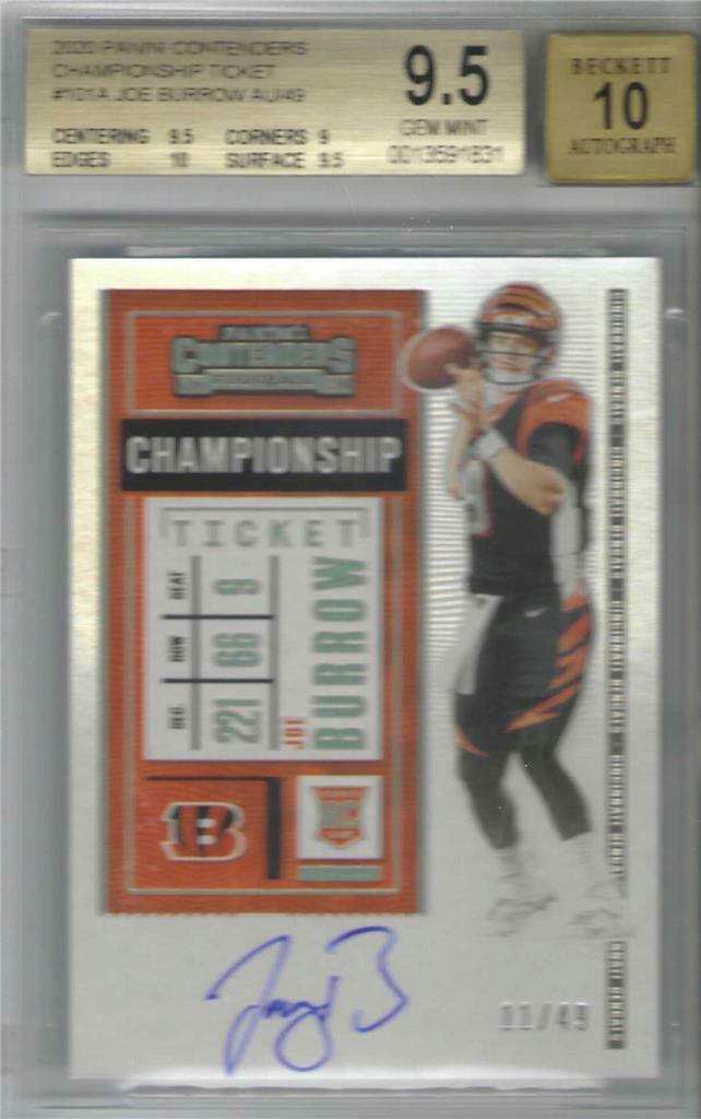 その他 Joe Burrow RC Auto panini 2020 Panini National Treasures