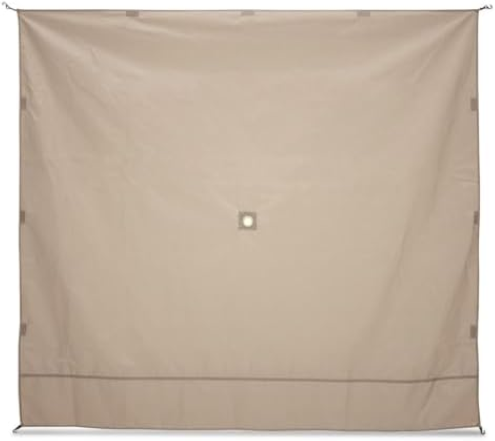 Gazelle GAZL-GA104 - Gazebo impermeabile con tre pannelli antivento in marrone d