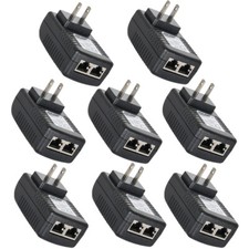 8x POE Injector 48V 0.5A Power Over Ethernet Adapter For POE IP Camera Switch