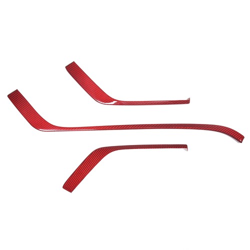 Red Real Carbon Fiber Full Interior Set Decor Cover Trim Kit for Corvette C8 20+ - Picture 289 of 444